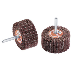 Discos Abrasivos de Lona y Tela con Eje Mixto, Grano 100, Máx. 9000 RPM, para Pulir Metal - Product Image 1