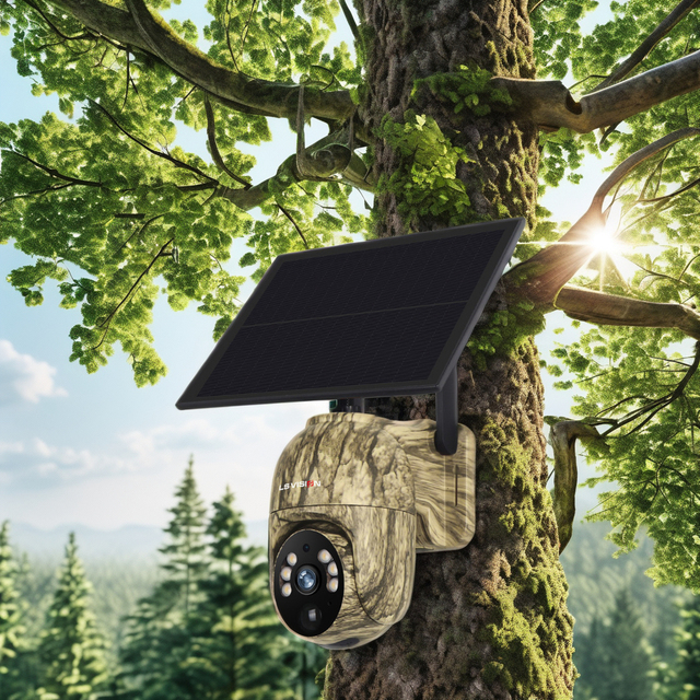 LS VISION UBOX 4G Cellular Outdoor Waterproof 2K 4MP Solar Trail Hunting Camera 6W Solar Panel Battery Wildlife 4g Camera