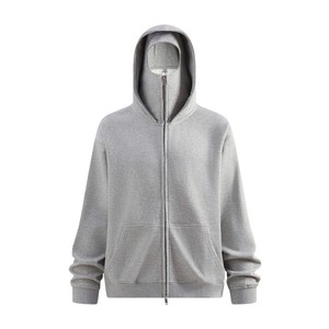 Sweat-shirt <span class=keywords><strong>à</strong></span> capuche double fermeture éclair pour homme <span class=keywords><strong>Ninja</strong></span> Masked, 100% coton, lourd, brodé - Product Image 4