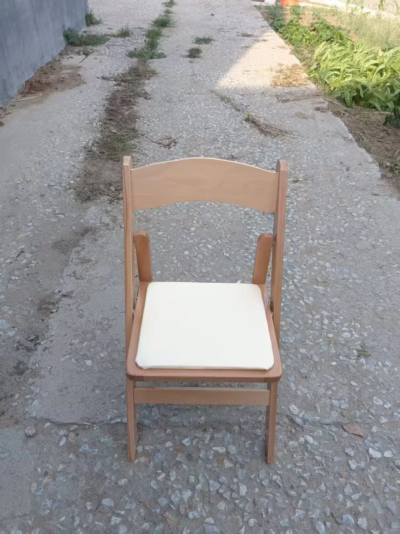 nature wood folding chair