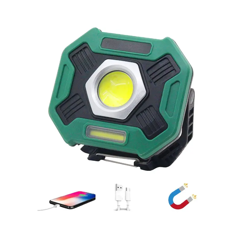 2200LM Rechargeable Portable FloodLights Magnetic LED work Light for Outdoor Camping Hiking Emergency Car Repairing