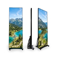 Affiche de publicité intelligente mobile de plancher vertical d'écran d'affichage à LED imperméable d'intérieur de l'étoile P2.5 de Bule