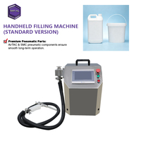Machine de remplissage de seaux à écran tactile, semi-automatique, portable, pour liquides, avec flexibilité pour l'eau et les produits ménagers