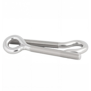 ANSI Standard 304 Stainless Steel Carriage <strong>Bolts</strong> M3 Thread Open Hook Fish Eye Screws Hex Head Ring Screws Sizes M4 M5 M6 M8 M10 - Product Image 2