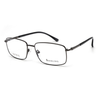 Lunettes de vue élégantes en titane à monture optique pour hommes Gentleman