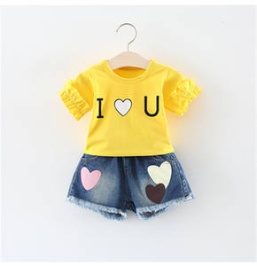 Vêtements pour enfants Summer Toucan en Chine, t-shirts imprimés pour enfants et jeans de style américain, boutique en ligne de vente en gros - Product Image 6