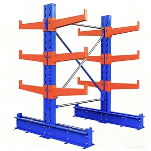 Estantería <span class=keywords><strong>Cantilever</strong></span> Industrial Zhongcang, Marcos Verticales, Estante de Almacenamiento de Acero Resistente, Sistema de Estanterías <span class=keywords><strong>Cantilever</strong></span> Ajustable - Product Image 1