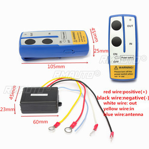 สวิตช์ควบคุมรอกไฟฟ้าไร้สาย 12V สำหรับรถยนต์ พร้อมชุดส่งสัญญาณแบบแมนนวล สำหรับรถจี๊ป รถบรรทุก รถเอทีวี รถเอสยูวี รถพ่วง - Product Image 2