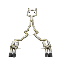 Système d'échappement Catback et Downpipe droit en titane argenté SD pour BMW M5/M6 F10/F06 F12 F13 4.4T V8 2011-2016 Tuning Exhaust