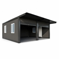 Maison modulaire préfabriquée pliable, maison pliable moderne à faible coût pour atelier résidentiel, hôtel, entrepôt, imperméable