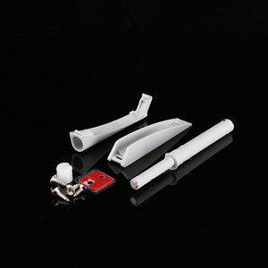 Loquets de porte et ferme-portes en plastique pour placard, installation facile, design minimaliste Ftq - Product Image 1