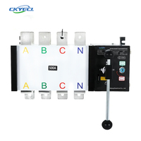 Ventes directes usine HGLD-630A 3P 4P 500A 630A Commutateur de transfert automatique triphasé ATS à double alimentation pour commutation automatique de générateur