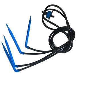   Sistem Irigasi Tetes Hemat Air, Dripper Panah Bengkok 2 atau 4 Jalur, Set Panah Tetes untuk Tanaman Pot Rumah Kaca - Product Image 2