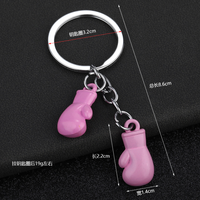Mini gant de boxe porte-clés accessoire en métal en alliage de Zinc de qualité supérieure cadeau génial porte-clés de boxe personnalisé