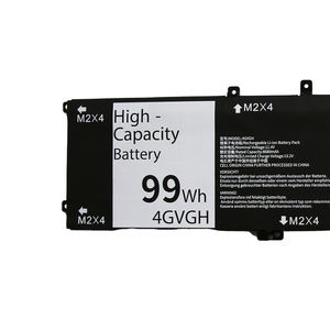 Batería de Iones de Litio de Alta Capacidad 99Wh 8680mAh 4GVGH para Portátiles Dell Precision 5510 5520 5530 XPS15 9550, Recargable - Product Image 3
