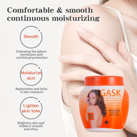 Lotion Corporelle Éclaircissante et Hydratante à la Carotte, Crème Visage au Collagène Éclaircissant et à la Vitamine C