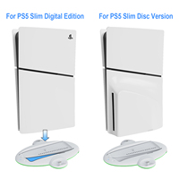Support intégré avec dissipation thermique pour la console de jeu vidéo P5 Slim, station de charge, chargeur, manettes de jeu