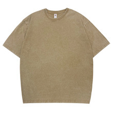 Print Merk Zwart Custom Vintage T-Shirt 230G 250G Tshirt Oversized Mannen Zuur Wassen T-Shirt Dtg Print <span class=keywords><strong>Streetwear</strong></span> Acid Wash T-Shirt - Product Image 3