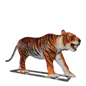 Modèle d'animal <span class=keywords><strong>tigre</strong></span> animatronique réaliste grandeur nature pour la décoration des zoos et des parcs - Product Image 2