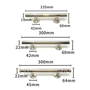 มือจับประตูสแตนเลสแบบแท่งตรง ดีไซน์เรียบง่าย ติดตั้งง่ายสำหรับประตู - Product Image 3