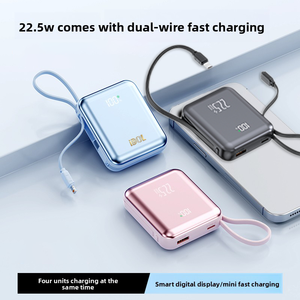 Estación de Carga de Alta Capacidad con Cable Integrado, 10000mAh 20000mAh, Carga Rápida 18W/22.5W, Pantalla LED, Carga Inalámbrica, Uso con Múltiples Dispositivos - Product Image 4