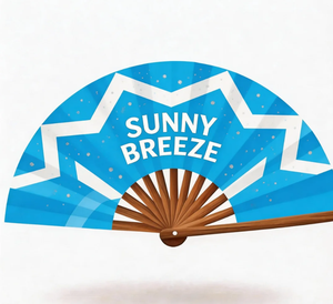 High Quality Custom Printed Foldable Bamboo <b>Handheld</b> <b>Fans</b> Painted Technique-Personalized High End Accessory - Product Image 1