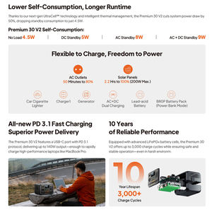 <span class=keywords><strong>BLUETTI</strong></span> 120V 220V 230V Banque d'Alimentation Portable 600W avec Batterie LiFePO4 pour Sauvegarde d'Urgence et Recharge Solaire, Idéale pour le Camping et l'Extérieur - Product Image 3