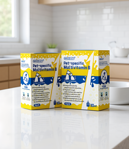 Suplemento para el Cabello, la Piel y el Pelaje de Mascotas OEM ODM, Pelo Sano y Piel Seca, <span class=keywords><strong>Complejo</strong></span> de Vitaminas B1, B6 y B12 Líquido para <span class=keywords><strong>Perros</strong></span> y Gatos - Product Image 1