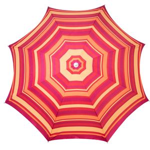 <span class=keywords><strong>Petit</strong></span> <span class=keywords><strong>parasol</strong></span> de 180cm, haute résistance aux uv, <span class=keywords><strong>rouge</strong></span> rayé, <span class=keywords><strong>parasol</strong></span> de plage extérieur - Product Image 3