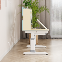 Chaise de bureau moderne ergonomique réglable en hauteur pour étudiants Tables d'étude intelligentes Étagère pliable en bois pour hôtel Salle de classe à domicile