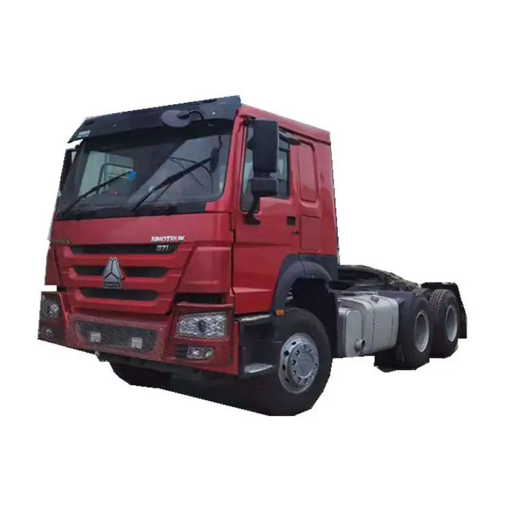 Cabeça de caminhão sino Howo, preço barato, caminhão de reboque usado, cabeça de caminhão trator 6x4, para venda