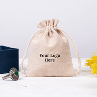 Grand emballage cadeau en mousseline de coton avec cordon de serrage sacs à main personnalisés housses de poussière avec logo imprimé