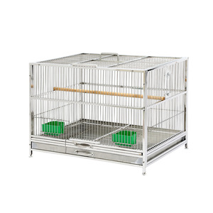 Jaula para pájaros loro Villa Cría de acero inoxidable cría nueva jaula para pájaros - Product Image 1