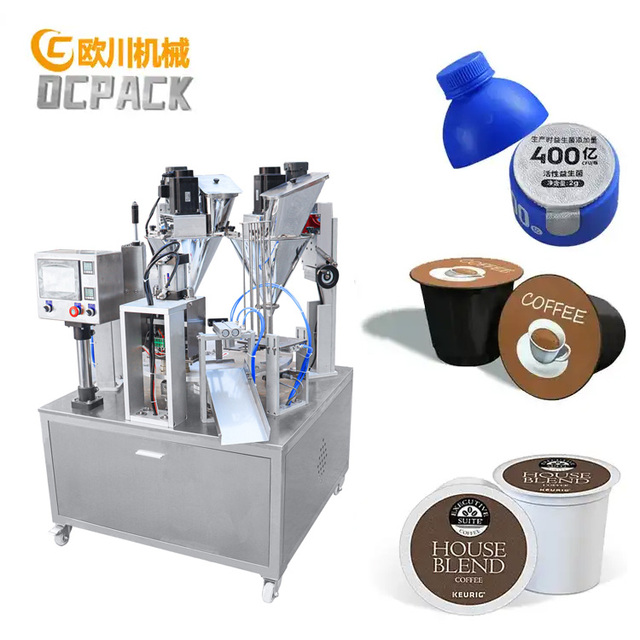 Nespresso Coffee Capsule Filling and Sealing Machine for Plastic Pods High Accuracy Automatic K-Cup Packaging