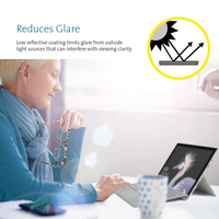 Filtre de confidentialité anti-éblouissement pour ordinateur portable Protecteur d'écran anti-lumière bleue pour Microsoft Surface Pro 4/5/6/7/7 + tablette