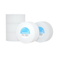 Papier toilette en rouleau jumbo ultra doux 2/3/4 plis en pâte de bois vierge, idéal pour les hôtels et les toilettes publiques - Vente chaude