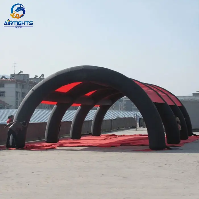 Açık şişme paintball alan olarak barınak büyük kemer çadır
