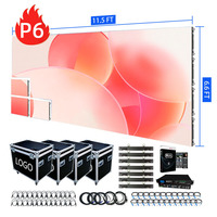 Pantalla LED P6 para Exteriores, Resistente al Agua, de Color, Legible bajo la Luz Solar, para Alquiler, IP65, para Escenarios, Duradera