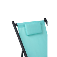 Chaise Lune Pliante Légère en Métal pour Jardin, Camping, Parc, Hôtel, Plage, Pêche, Terrasse, Piscine