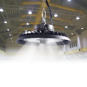 Wiscoon yüksek lümen 1-10v 100 150w 200w 300w 400w ufo highbays ufo depo 200w 240w glass glass cam kapaklı yüksek defne ışıkları