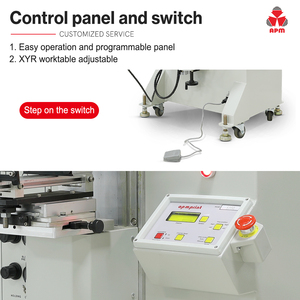 Chai Hình Bầu Dục Hình Trụ Chân Không Phẳng Bán Tự Động Trung Quốc Giá Máy In Lụa Cho Ly In Lụa Thủy Tinh - Product Image 3