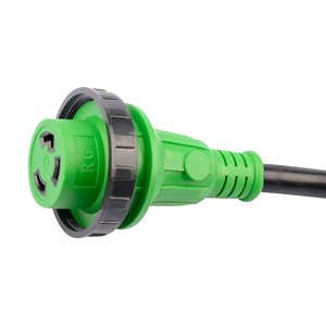 Enchufe adaptador de RV de 30 Amp a 15 Amp 110V con enchufe de bloqueo giratorio, uso de emergencia para cargar 30A RV Camper en casa - Product Image 4