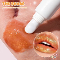 Peptide Hydratant Brillant À Lèvres Miroir Réfléchissant Finition Gamme De Couleurs Vibrantes Formule Riche En Humidité Tube Blanc Personnalisable Cosmétique