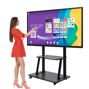 hiseeview Customize 65 75 86 Inch Digital Multi Touch Interactive <b>Whiteboard</b> Smart Board for School - Product Image 1