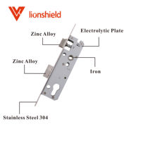LIONSHIELD - Vente en gros usine - Corps de serrure à mortaise durable en alliage de zinc 2585, 22*240mm, à clé, installation facile, pour intérieur (Chine)
