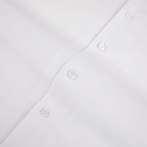 Camisa de trabajo de sarga de algodón abotonada con cuello cubano de algodón de primera calidad personalizada para hombres - Product Image 5