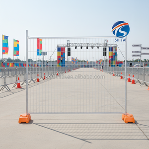 Cerca Temporária de Arame Galvanizado de 5mm, Cerca Temporária da Austrália, Portão de Cerca Temporária de 8 Pés para Uso Externo - Product Image 2