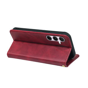 Funda de Cuero para Teléfono Móvil A25E, Funda Protectora con Tapa Abatible de Piel de Becerro A16, Funda de Cuero A15 con Soporte para Teléfono Móvil - Product Image 3