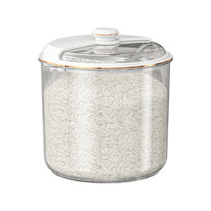 Contenedor Giratorio para Arroz con Tapa Hermética a Prueba de Insectos, Caja de Almacenamiento de Arroz de Grado Alimenticio, Tamaño Pequeño y Grande, Origen Wenzhou - Product Image 1