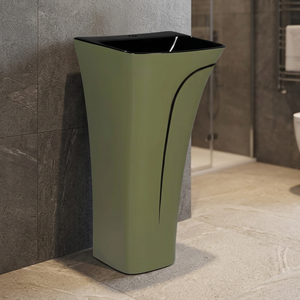 WC monobloc design en céramique avec réservoir encastré et chasse d'eau siphonique pour salles de bain commerciales - Product Image 3